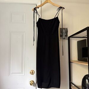 reformation albany linen dress Reformation Albany Linen Dress - Black